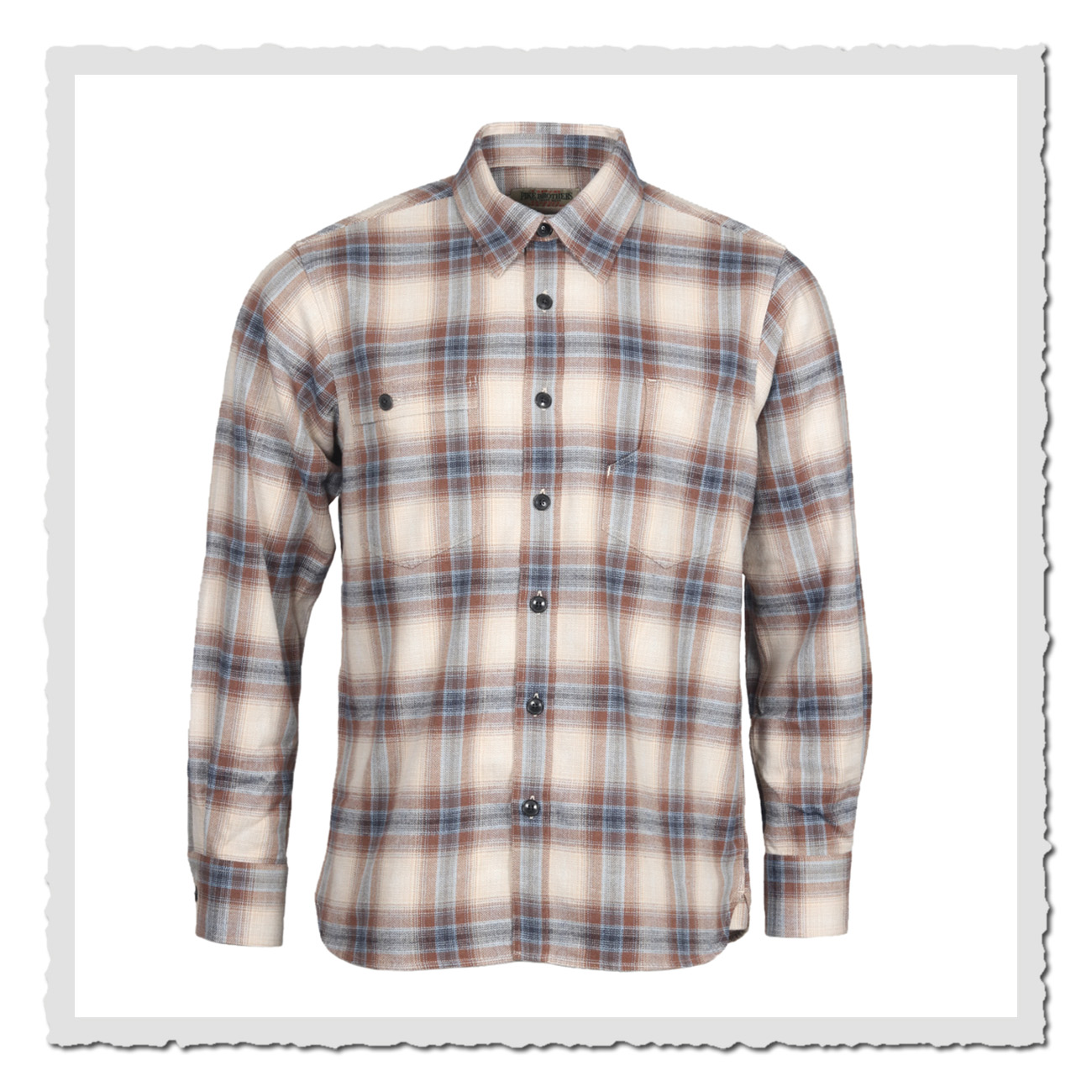 Pike Brothers 1937 Roamer Shirt Stirling Brown – kariertes Flanellhemd im Workwear-Stil